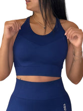 Load image into Gallery viewer, Heatwave Sports bra - Navy
