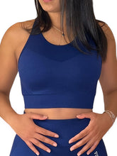 Load image into Gallery viewer, Heatwave Sports bra - Navy
