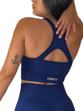 Load image into Gallery viewer, Heatwave Sports bra - Navy
