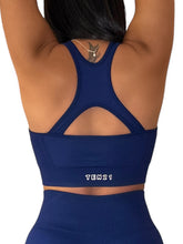 Load image into Gallery viewer, Heatwave Sports bra - Navy
